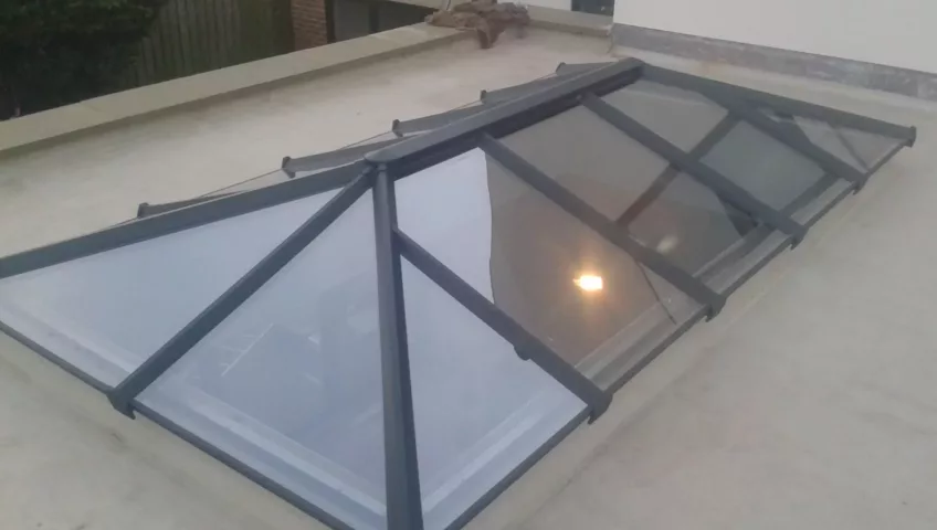 Skypod Roof Lantern - Anthracite Grey Exterior