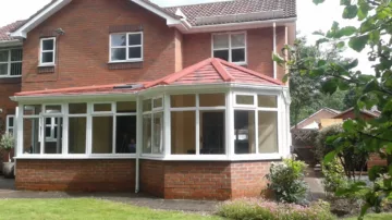 P Shape Tiled Conservatory Roof - Guardian Warm Roof