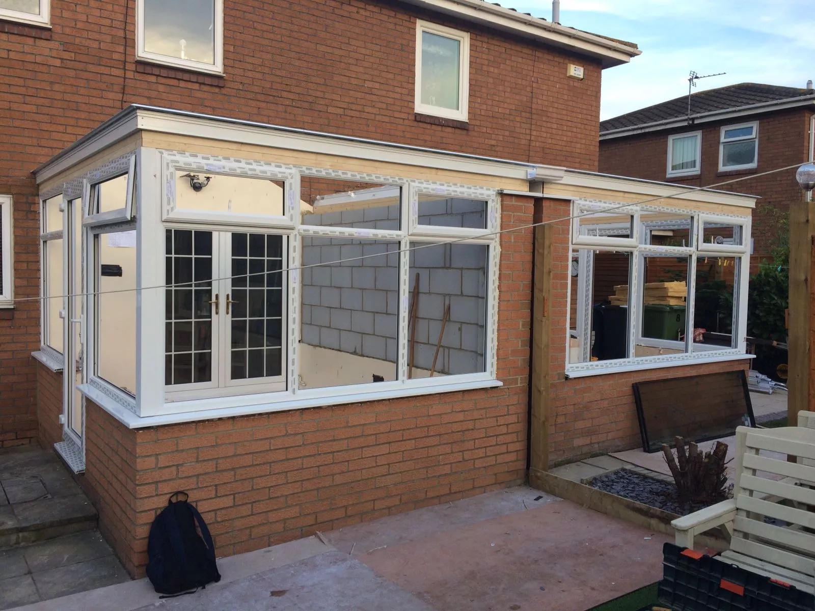 Replacing Polycarbonate Conservatory Roof to Tiled Conservatory Roof - Edwardian