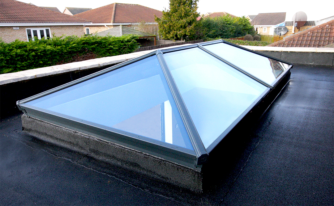 Aluminium Roof Lantern (Korniche) - Black Exterior