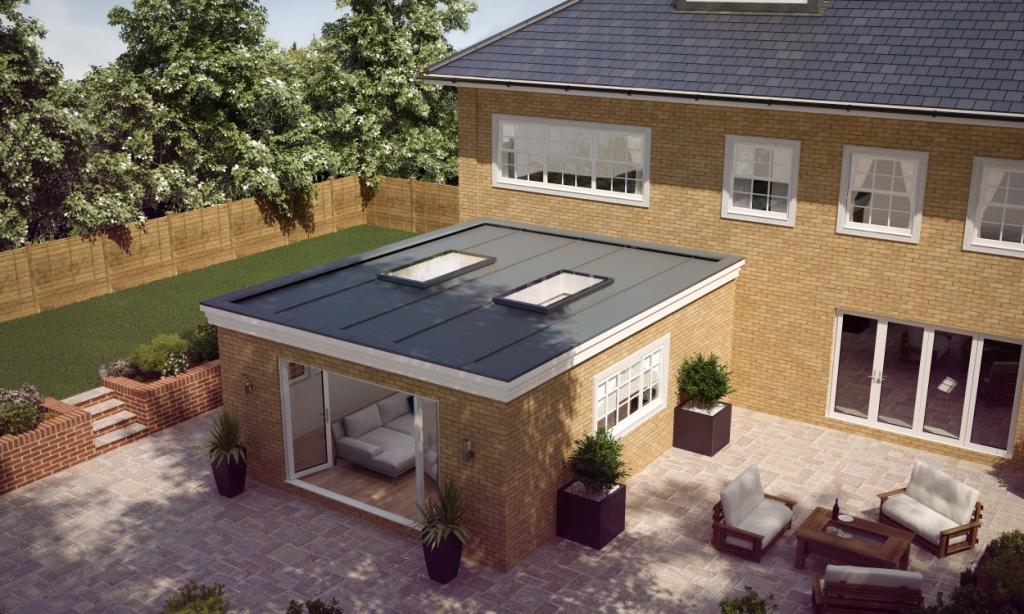 Atlas Aluminium Flat Rooflight Daytime