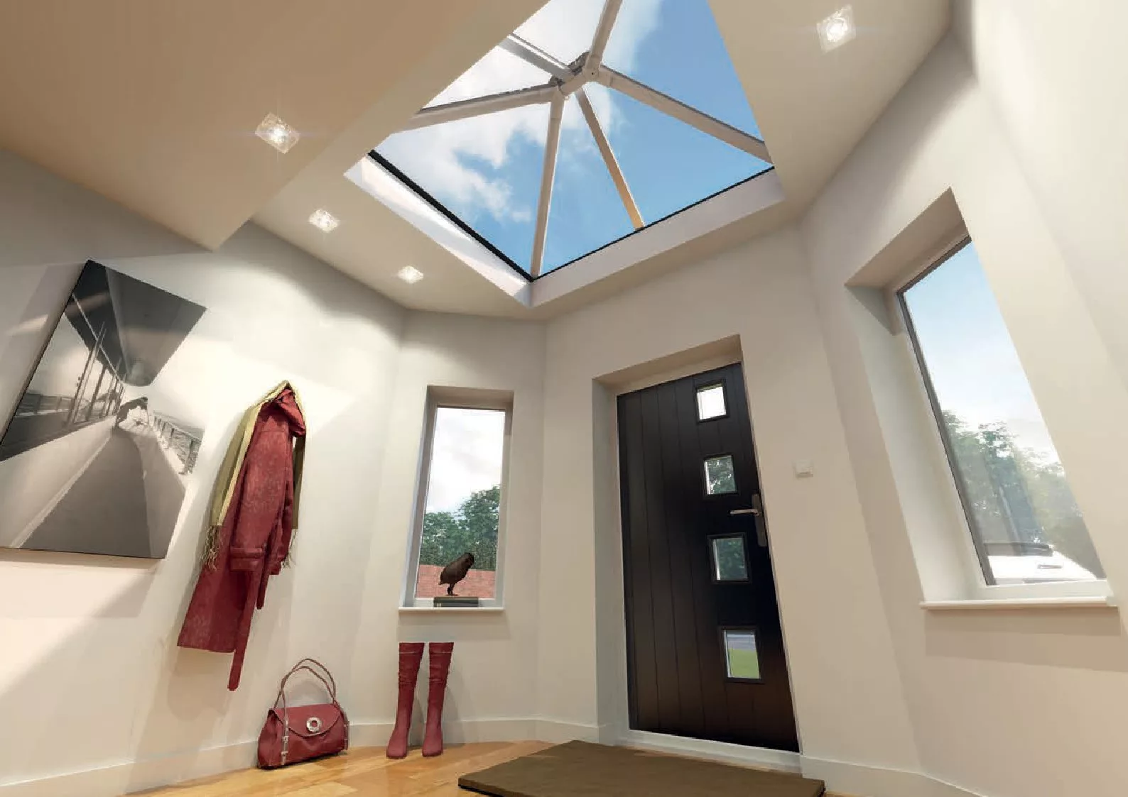 Skypod Acute Roof Lantern - Internal