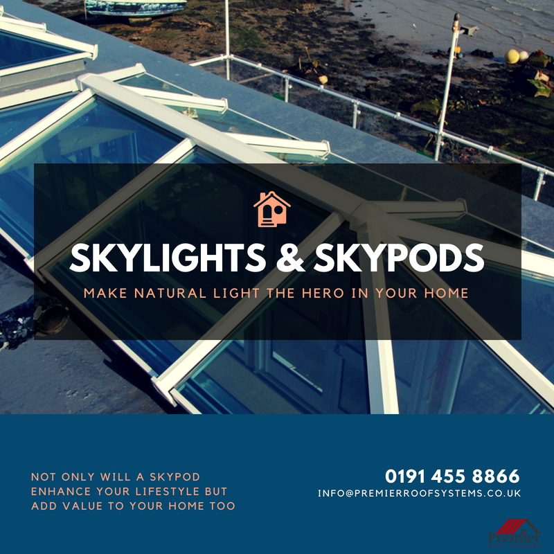 Skypod Skylights installation