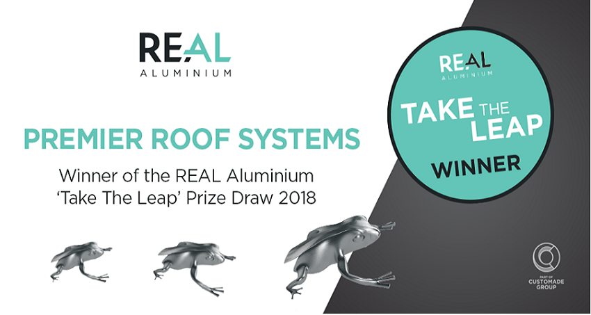 Premier Roof Systems - Winner of the REAL Aluminium 'Take The Leap' Prize Draw 2018