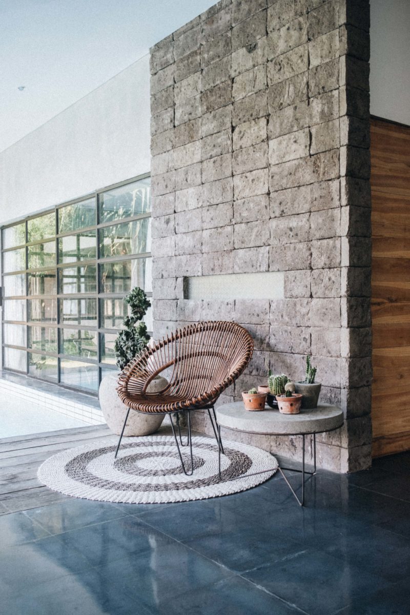modern design receiving area